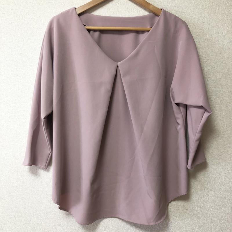 エマテイラー Emma Taylor カットソー 七分袖 36 無地 桃 / ピンク /  レディース USED 古着 中古 10004356