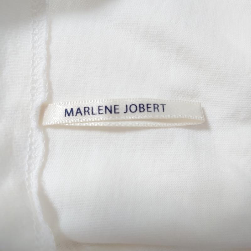 マルレーヌ ジョベル MARLENE JOBERT カットソー 長袖 M 無地 白 / ホワイト /  レディース USED 古着 中古 10004390