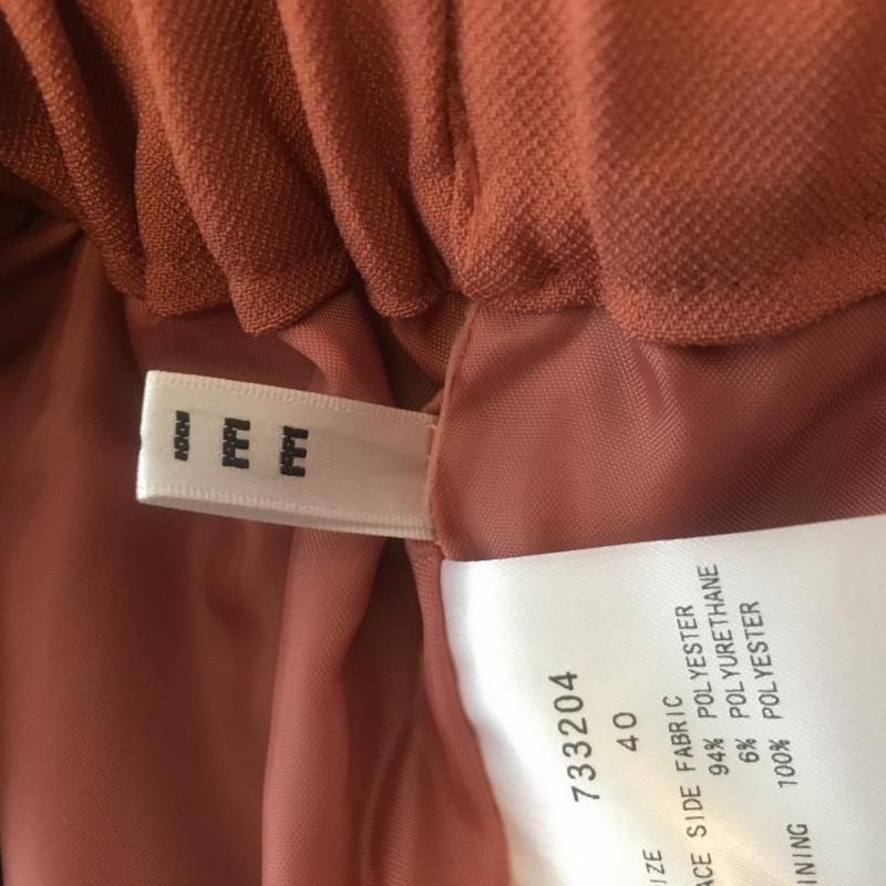 ロージー ROSIEE パンツ スラックス 40インチ 無地 橙 / オレンジ /  レディース USED 古着 中古 10004428