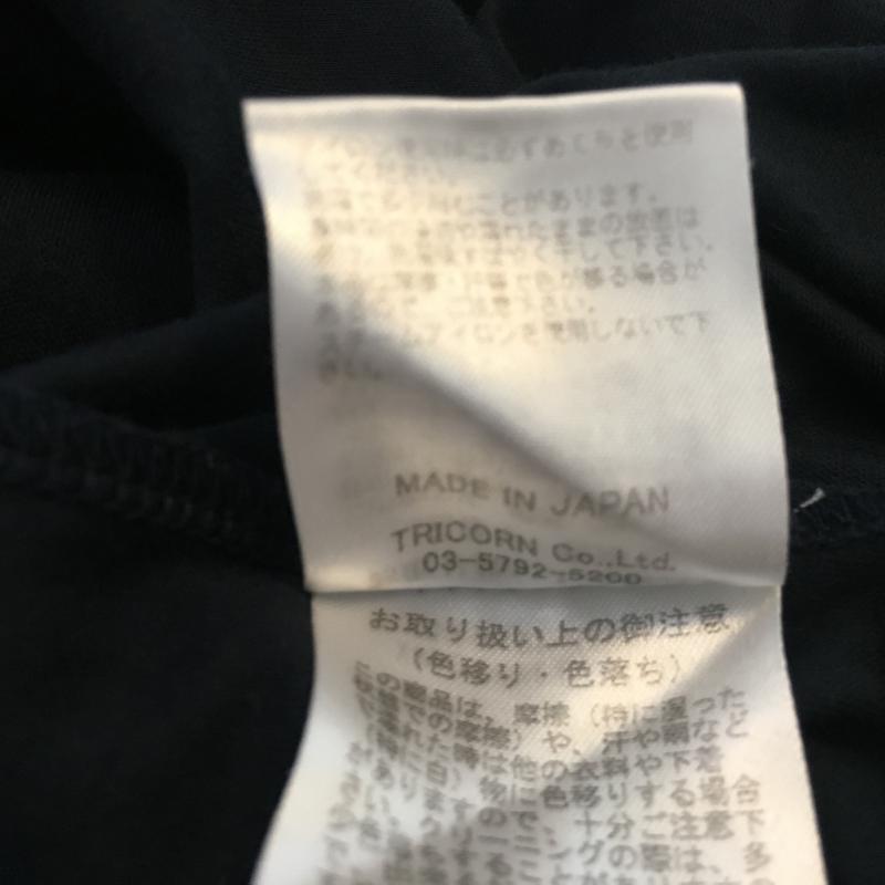 ヨーロ YOLO カットソー 半袖 40 無地 紺 / ネイビー /  レディース USED 古着 中古 10004436