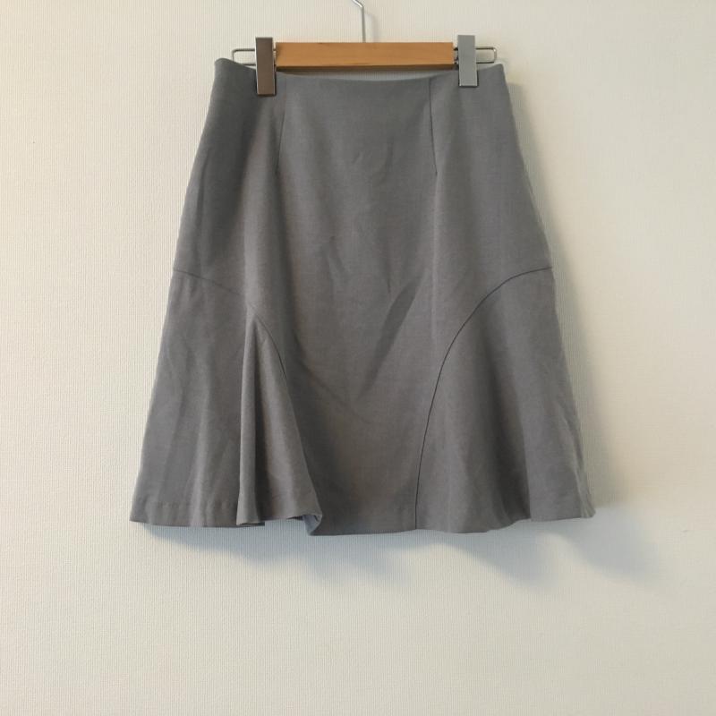 エンネア Ennea スカート ひざ丈スカート 38インチ 無地 灰 / グレー /  レディース USED 古着 中古 10004449