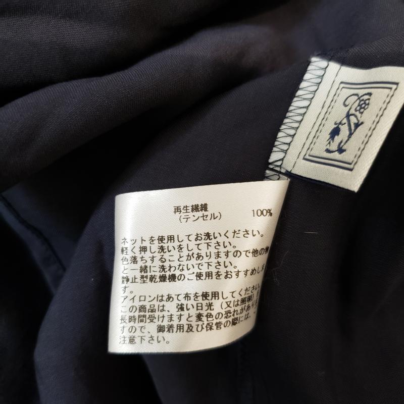 シードレイク Seadrake カットソー 長袖 38 無地 紺 / ネイビー /  レディース USED 古着 中古 10004479