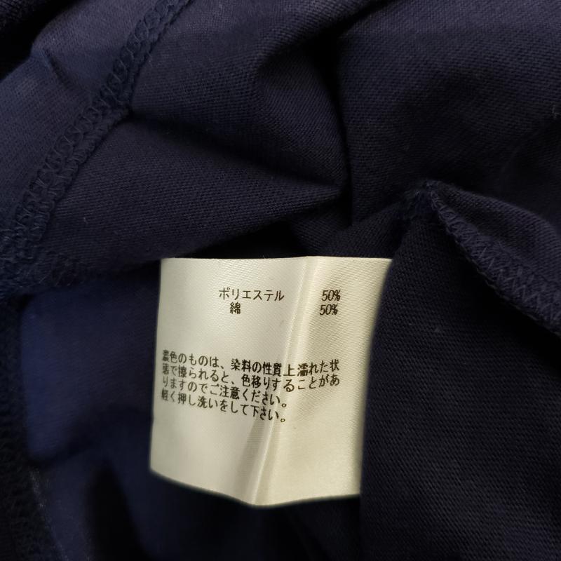 ホワイトジョーラ White Joola カットソー 七分袖 38 無地 紺 / ネイビー /  レディース USED 古着 中古 10004481