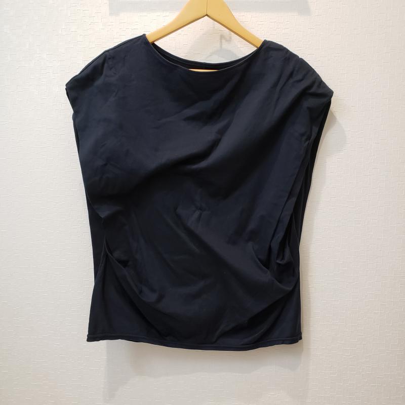 ヨーロ YOLO カットソー 半袖 38 無地 紺 / ネイビー /  レディース USED 古着 中古 10004511
