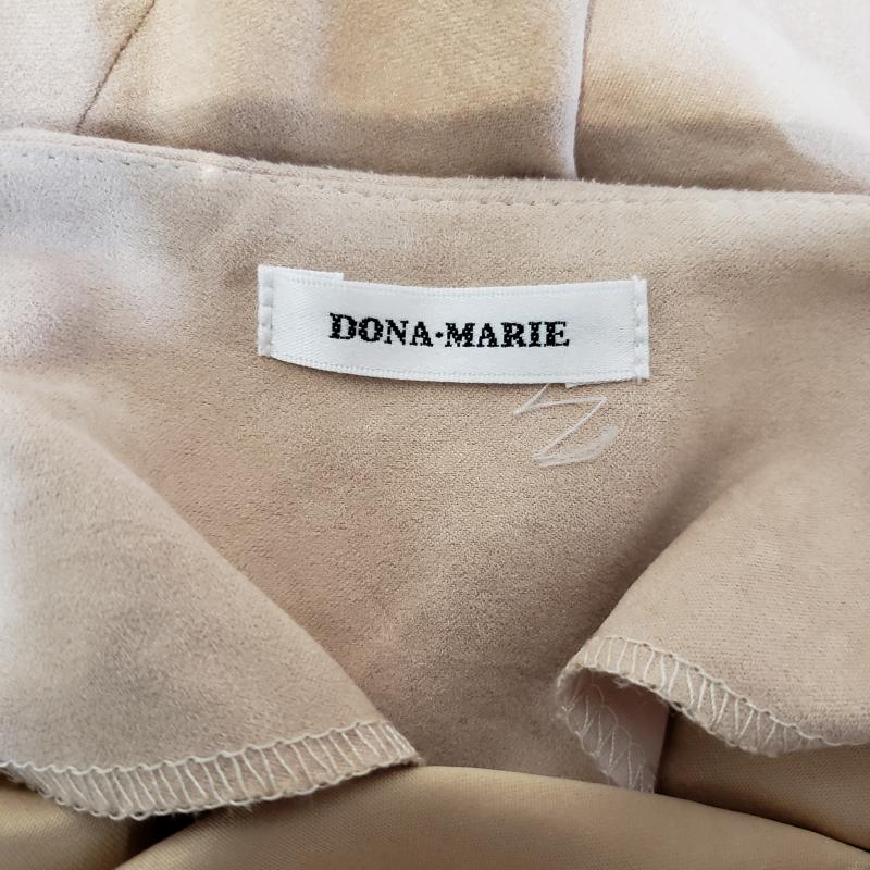 ドナマリー DONA MARIE カットソー 長袖 38 無地 ベージュ / ベージュ /  レディース USED 古着 中古 10004527