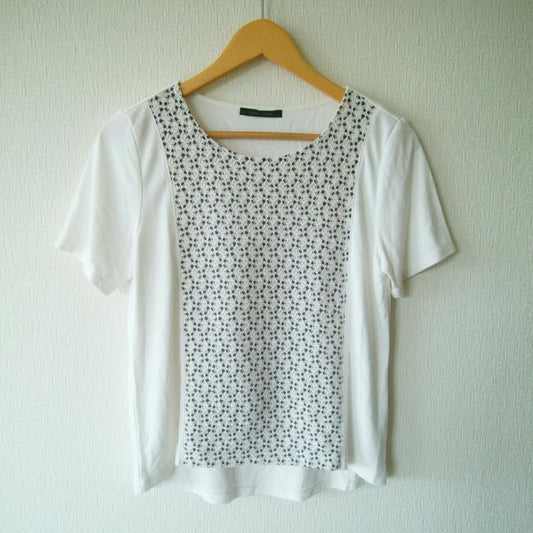 アンナクリーク anna kreek Tシャツ 半袖 無地 X  白 / ホワイト / X 黒 / ブラック /  レディース USED 古着 中古 10004544