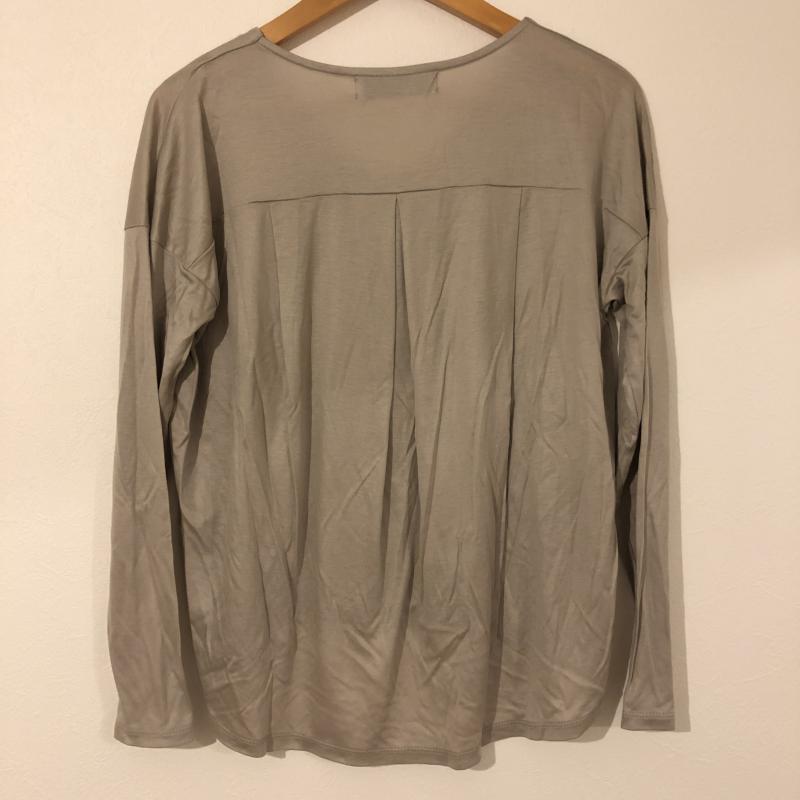 マルキスデブラン Marquise de blanc カットソー 長袖 40 無地 灰 / グレー /  レディース USED 古着 中古 10004619