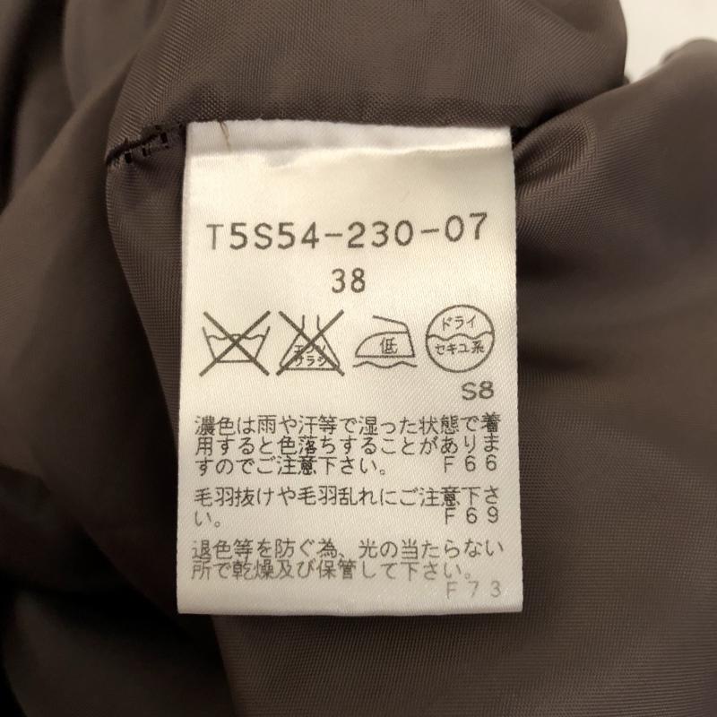 フラジール FRAGILE スカート ひざ丈スカート 38インチ 無地 茶 / ブラウン /  レディース USED 古着 中古 10004683