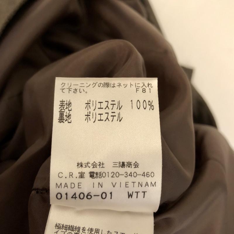 フラジール FRAGILE スカート ひざ丈スカート 38インチ 無地 茶 / ブラウン /  レディース USED 古着 中古 10004683