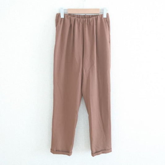 エンネア Ennea パンツ スラックス 38インチ 無地 茶 / ブラウン /  レディース USED 古着 中古 10004707