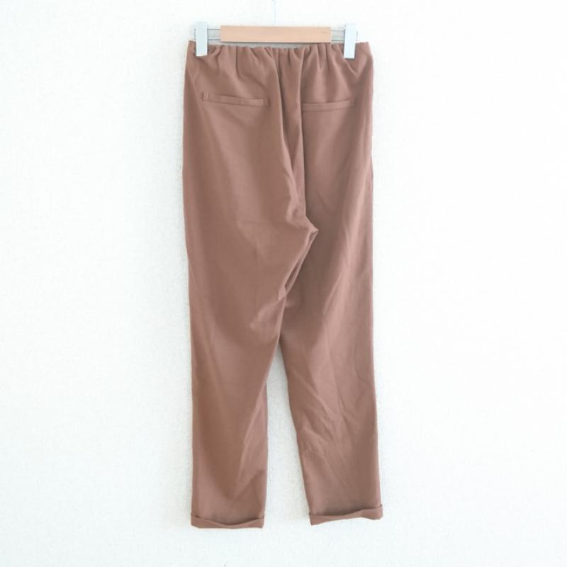 エンネア Ennea パンツ スラックス 38インチ 無地 茶 / ブラウン /  レディース USED 古着 中古 10004707