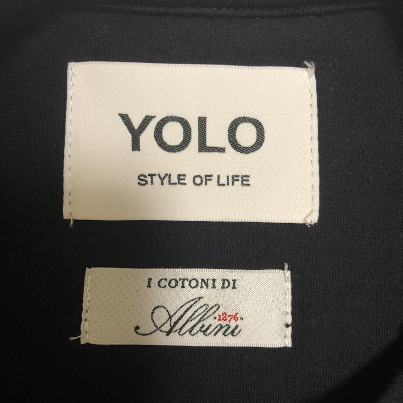 ヨーロ YOLO カットソー 半袖 40 無地 黒 / ブラック /  レディース USED 古着 中古 10004750
