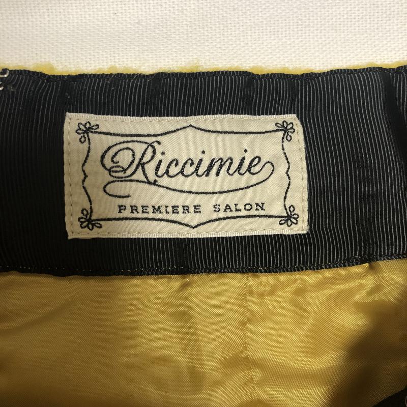 リッチミープレミアサロン Riccimie PREMIERE SALON スカート ひざ丈スカート S 無地 黄 / イエロー /  レディース USED 古着 中古 10004781