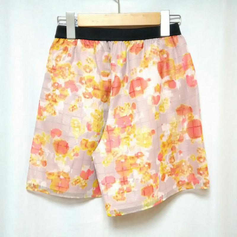 ジュエルチェンジズ Jewel Changes パンツ キュロット 38 総柄 白 / ホワイト / X 橙 / オレンジ / X 黄 / イエロー /  レディース USED 古着 中古 10004817