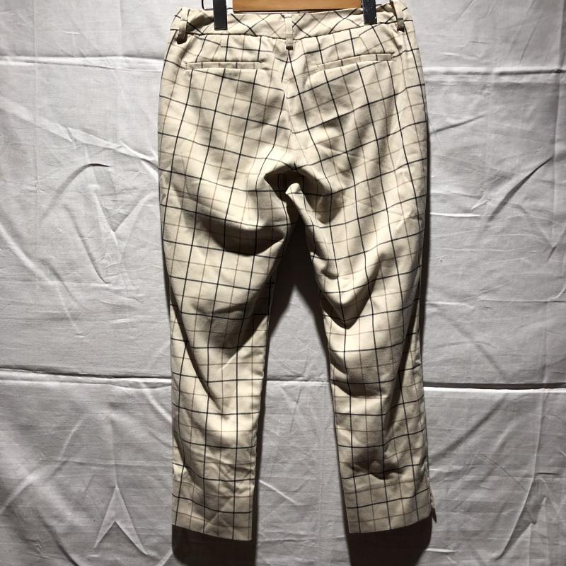 カーラ Cara パンツ スラックス チェック ベージュ / ベージュ / X 黒 / ブラック / X 茶 / ブラウン /  レディース USED 古着 中古 10004931