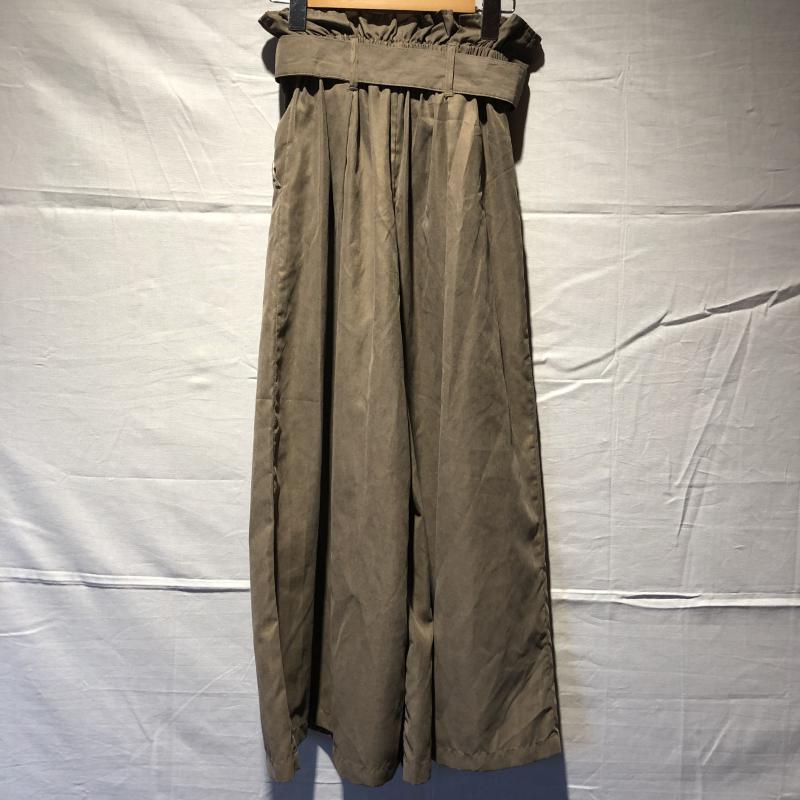 ドナマリー DONA MARIE パンツ キュロット 38インチ 無地 茶 / ブラウン /  レディース USED 古着 中古 10004932