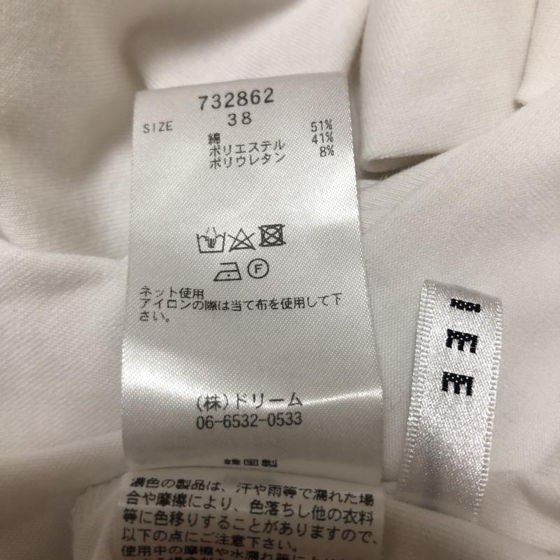 ロージー ROSIEE カットソー 半袖 38 無地 白 / ホワイト /  レディース USED 古着 中古 10004969