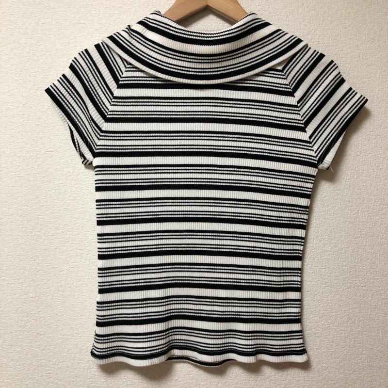 リアラ Reala カットソー 半袖 M ボーダー柄 白 / ホワイト / X 青 / ブルー /  レディース USED 古着 中古 10004982
