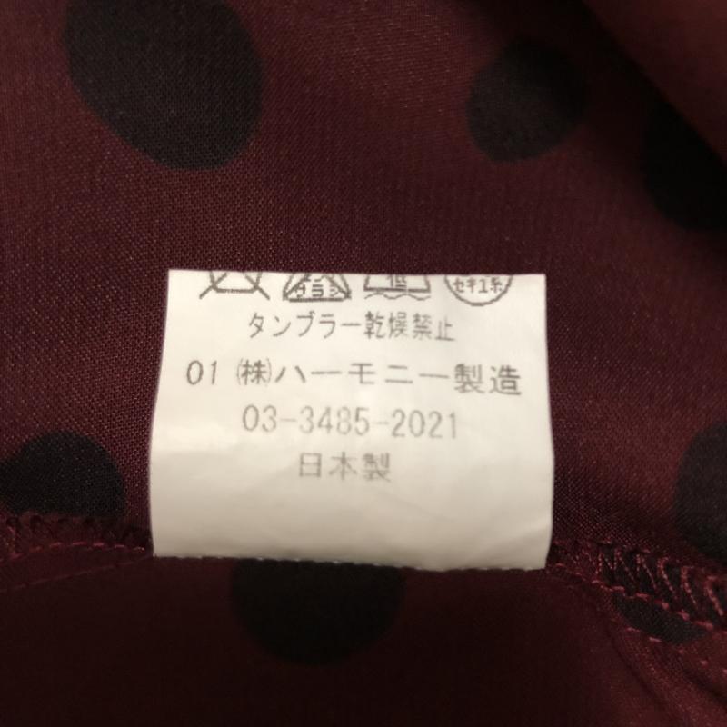 フリークスストア FREAK'S STORE カットソー 長袖 FREE ドット 黒 / ブラック / X 赤 / レッド /  レディース USED 古着 中古 10004986