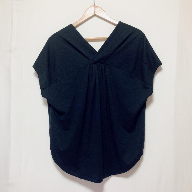 ロージー ROSIEE カットソー 半袖 38 無地 黒 / ブラック /  レディース USED 古着 中古 10004994