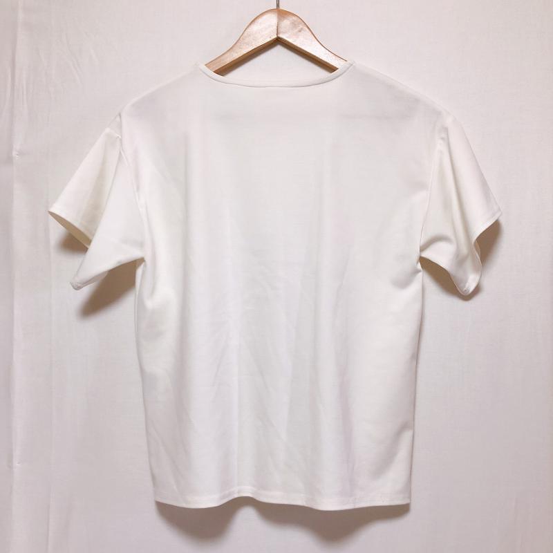 ヨーロ YOLO カットソー 半袖 36 無地 白 / ホワイト /  レディース USED 古着 中古 10004998