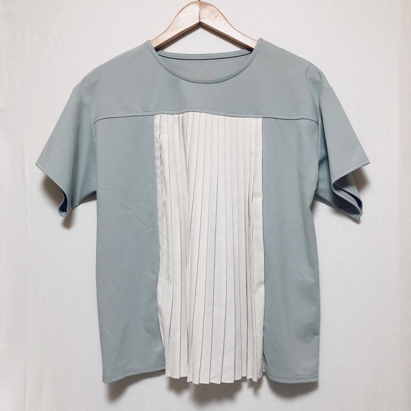 ヨーロ YOLO カットソー 半袖 38 無地 白 / ホワイト / X 緑 / グリーン /  レディース USED 古着 中古 10005020
