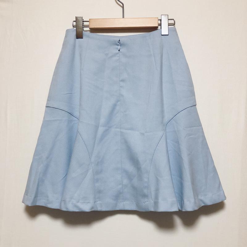 エンネア Ennea スカート ひざ丈スカート 38 無地 青 / ブルー /  レディース USED 古着 中古 10005022