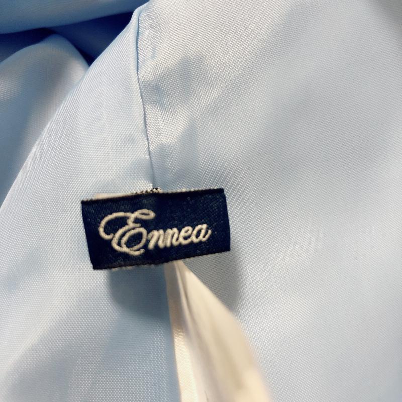 エンネア Ennea スカート ひざ丈スカート 38 無地 青 / ブルー /  レディース USED 古着 中古 10005022