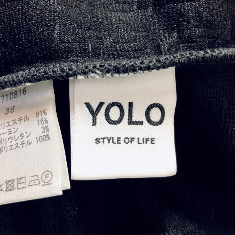 ヨーロ YOLO カットソー 半袖 36 無地 X  灰 / グレー /  レディース USED 古着 中古 10005023