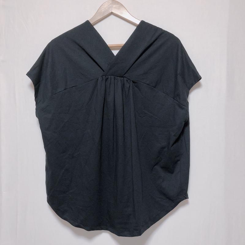 ロージー ROSIEE カットソー 半袖 38 無地 黒 / ブラック /  レディース USED 古着 中古 10005025