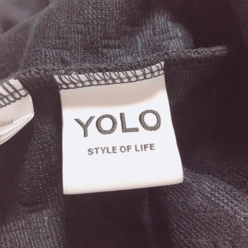 ヨーロ YOLO カットソー 半袖 38 無地 X  紺 / ネイビー /  レディース USED 古着 中古 10005034