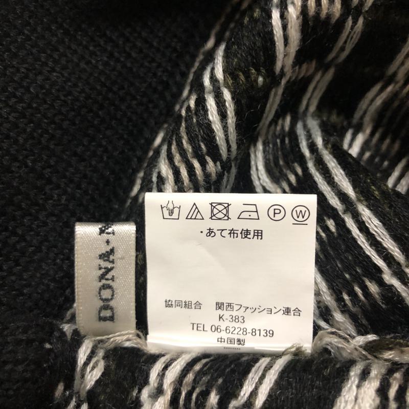 ドナマリー DONA MARIE スカート ひざ丈スカート 36 総柄 黒 / ブラック / X ベージュ / ベージュ / X 緑 / グリーン /  レディース USED 古着 中古 10005039