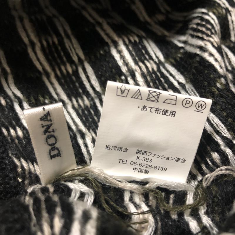 ドナマリー DONA MARIE スカート ひざ丈スカート 38 総柄 黒 / ブラック / X ベージュ / ベージュ / X 緑 / グリーン /  レディース USED 古着 中古 10005045