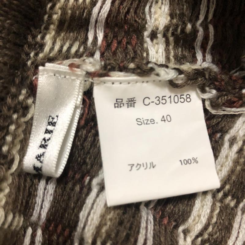 ドナマリー DONA MARIE スカート ひざ丈スカート 40 総柄 茶 / ブラウン / X ベージュ / ベージュ /  レディース USED 古着 中古 10005052