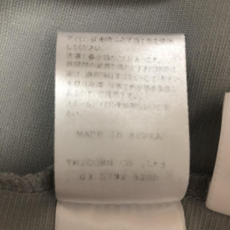 ヨーロ YOLO カットソー 半袖 38 無地 白 / ホワイト / X 緑 / グリーン /  レディース USED 古着 中古 10005063