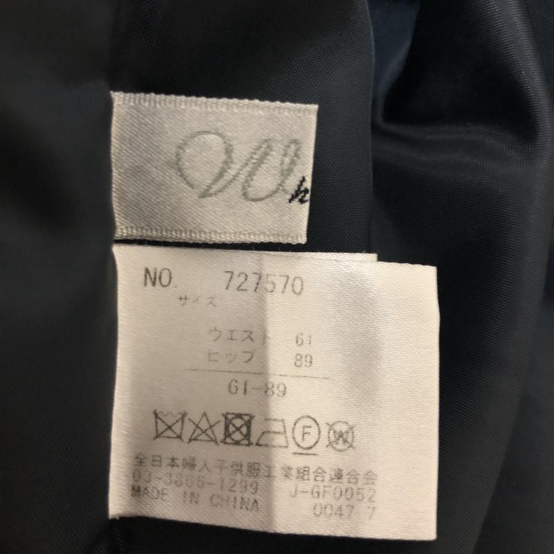 ホワイトジョーラ White Joola スカート ひざ丈スカート 無地 紺 / ネイビー /  レディース USED 古着 中古 10005080