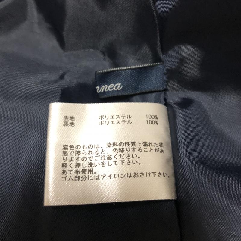 エンネア Ennea スカート ひざ丈スカート 38 無地 紺 / ネイビー /  レディース USED 古着 中古 10005081