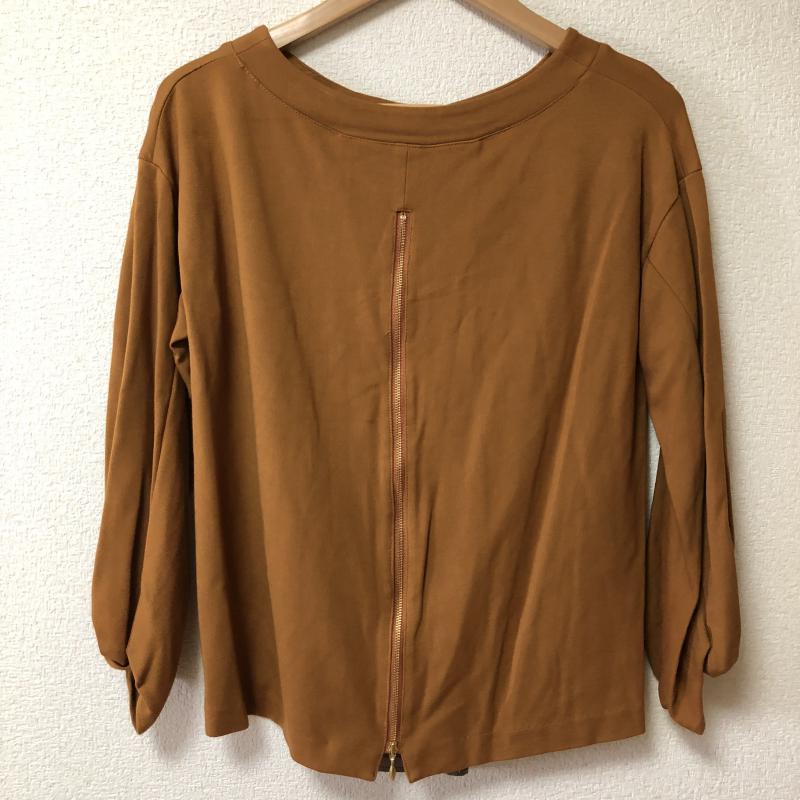 エンネア Ennea カットソー 長袖 38 無地 茶 / ブラウン /  レディース USED 古着 中古 10005131