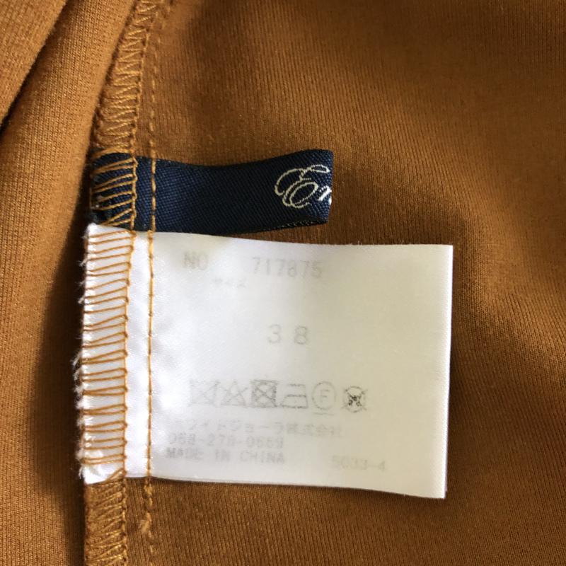 エンネア Ennea カットソー 長袖 38 無地 茶 / ブラウン /  レディース USED 古着 中古 10005131