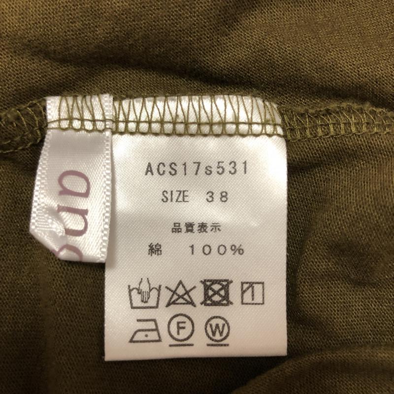 アナナス anana カットソー 七分袖 38 無地 緑 / グリーン /  レディース USED 古着 中古 10005134