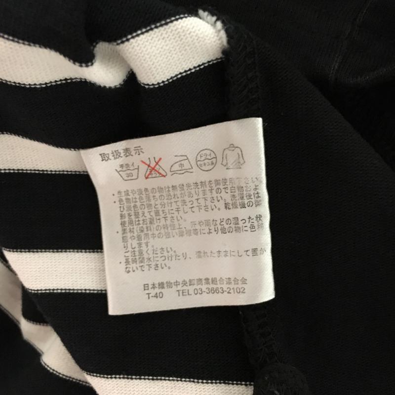 ルール RULe ワンピース ひざ丈スカート M 無地 X ボーダー柄 黒 / ブラック / X 白 / ホワイト /  レディース USED 古着 中古 10005160