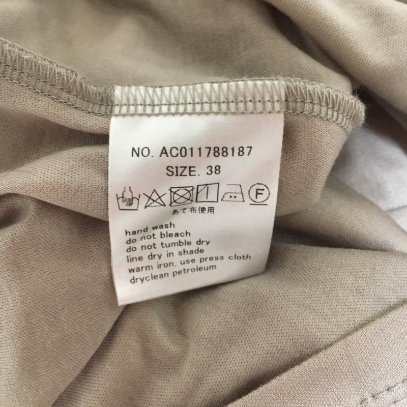 マルキスデブラン Marquise de blanc カットソー 長袖 38 無地 灰 / グレー /  レディース USED 古着 中古 10005162
