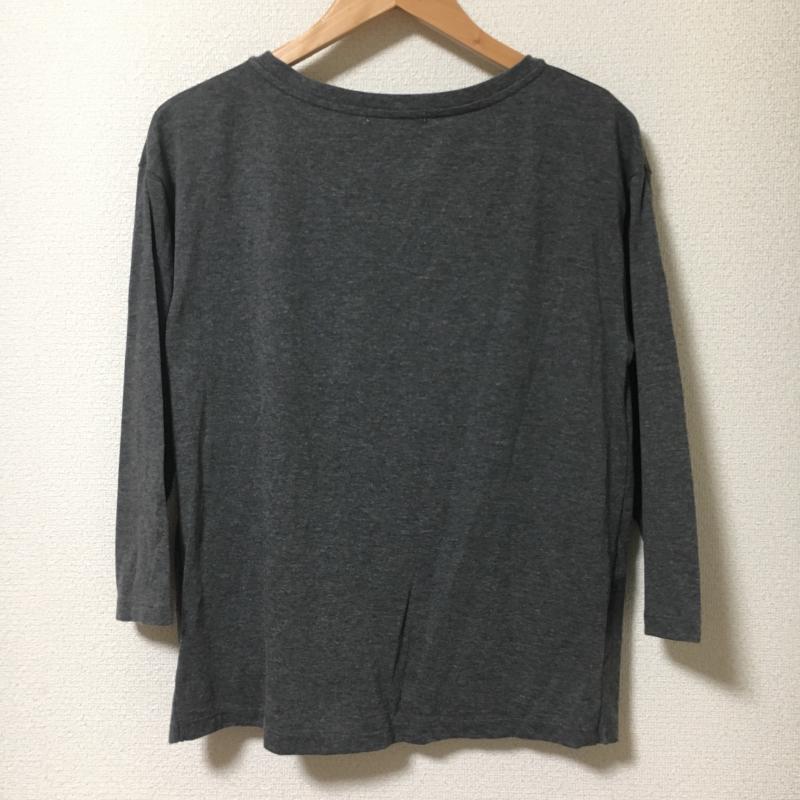 ホワイトジョーラ White Joola カットソー 長袖 38 無地 灰 / グレー /  レディース USED 古着 中古 10005179