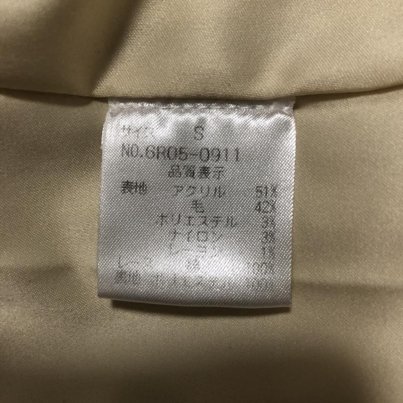 ルゥデルゥ Rew de Rew ワンピース ひざ丈スカート S チェック ベージュ / ベージュ /  レディース USED 古着 中古 10005188