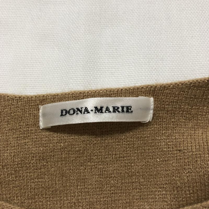 ドナマリー DONA MARIE カットソー 長袖 40 無地 ベージュ / ベージュ /  レディース USED 古着 中古 10005227