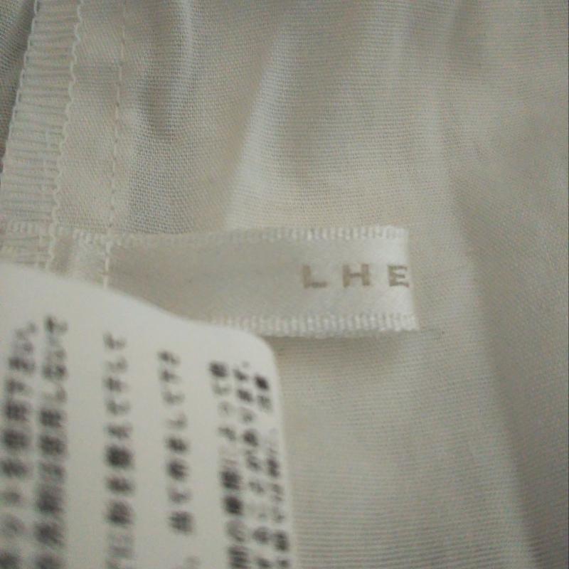 レルビエ LHELBIE シャツ、ブラウス 半袖 FREE 無地 白 / ホワイト /  レディース USED 古着 中古 10005282