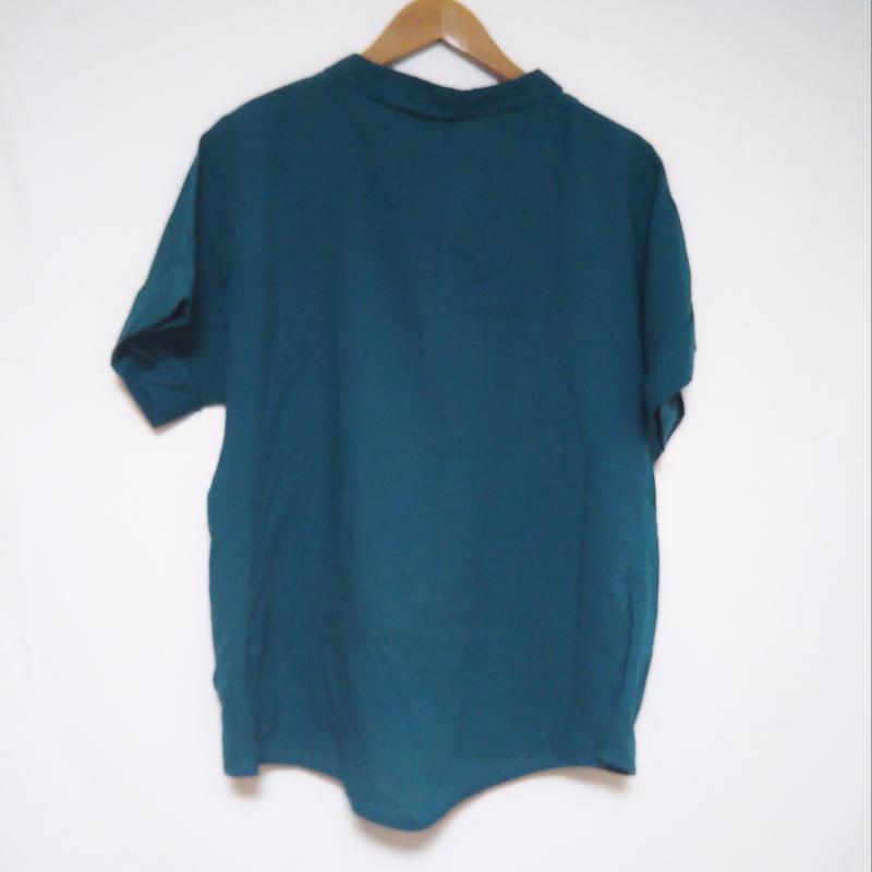セブンデイズサンデイ SEVENDAYS=SUNDAY シャツ、ブラウス 半袖 M 無地 緑 / グリーン /  レディース USED 古着 中古 10005286