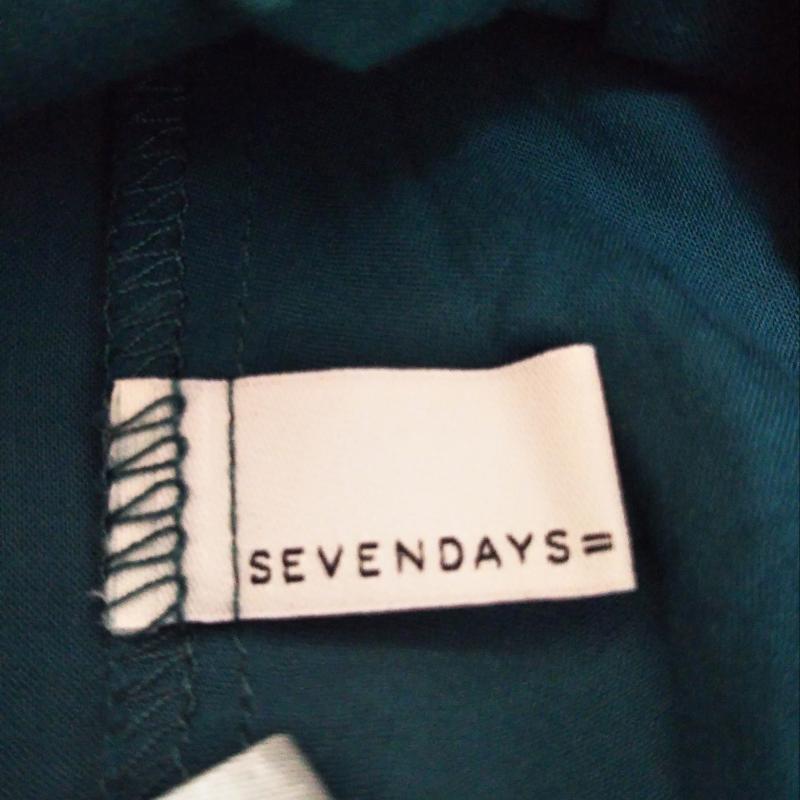 セブンデイズサンデイ SEVENDAYS=SUNDAY シャツ、ブラウス 半袖 M 無地 緑 / グリーン /  レディース USED 古着 中古 10005286