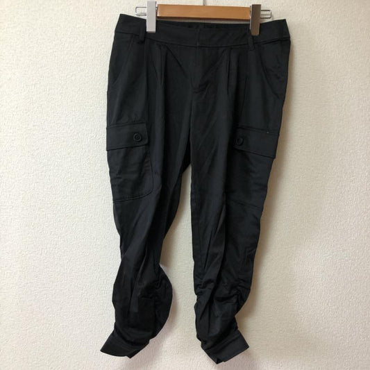 クイーンズコート QUEENS COURT パンツ スラックス 2 無地 黒 / ブラック /  レディース USED 古着 中古 10005369