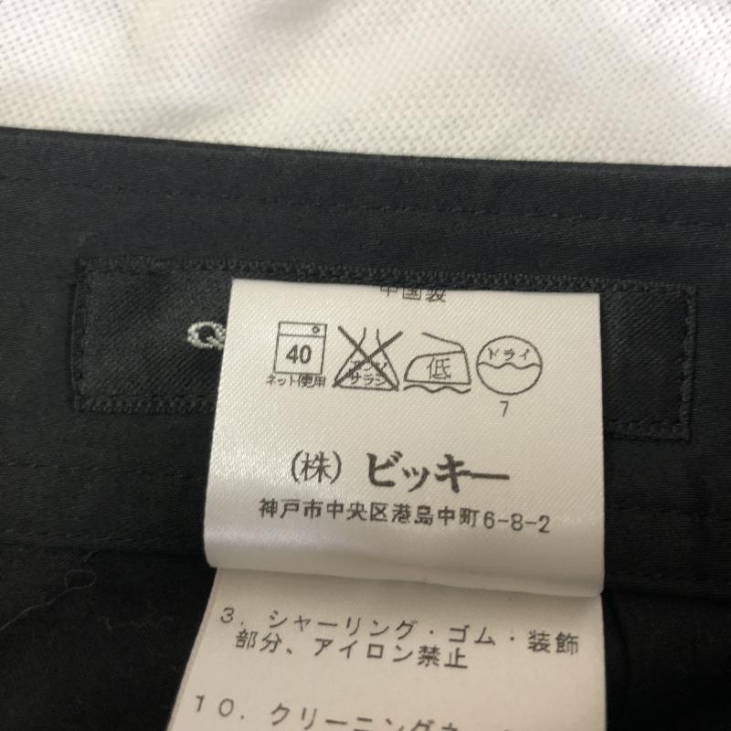 クイーンズコート QUEENS COURT パンツ スラックス 2 無地 黒 / ブラック /  レディース USED 古着 中古 10005369